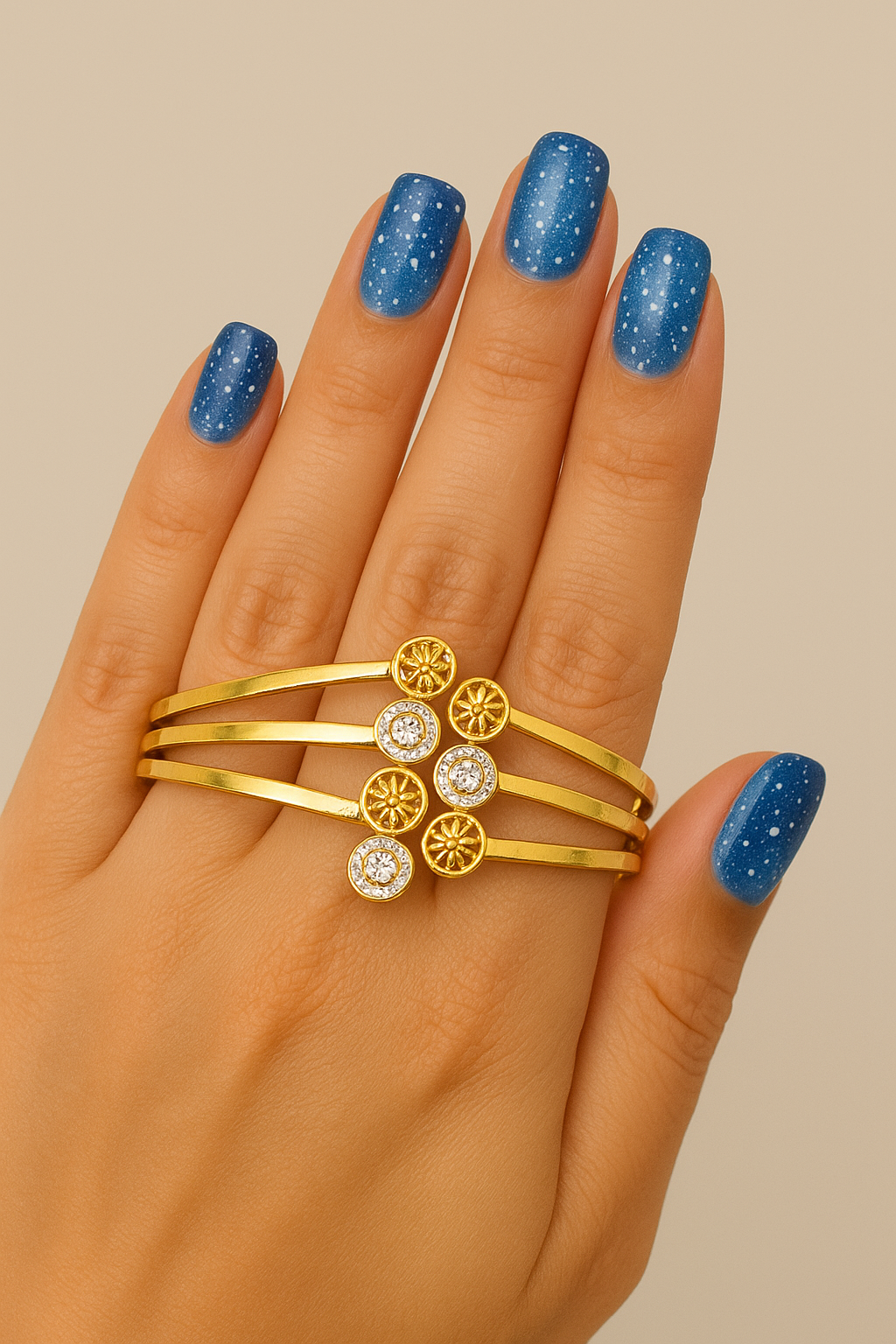 Eterna Flora Gold Cuff πΈβ¨